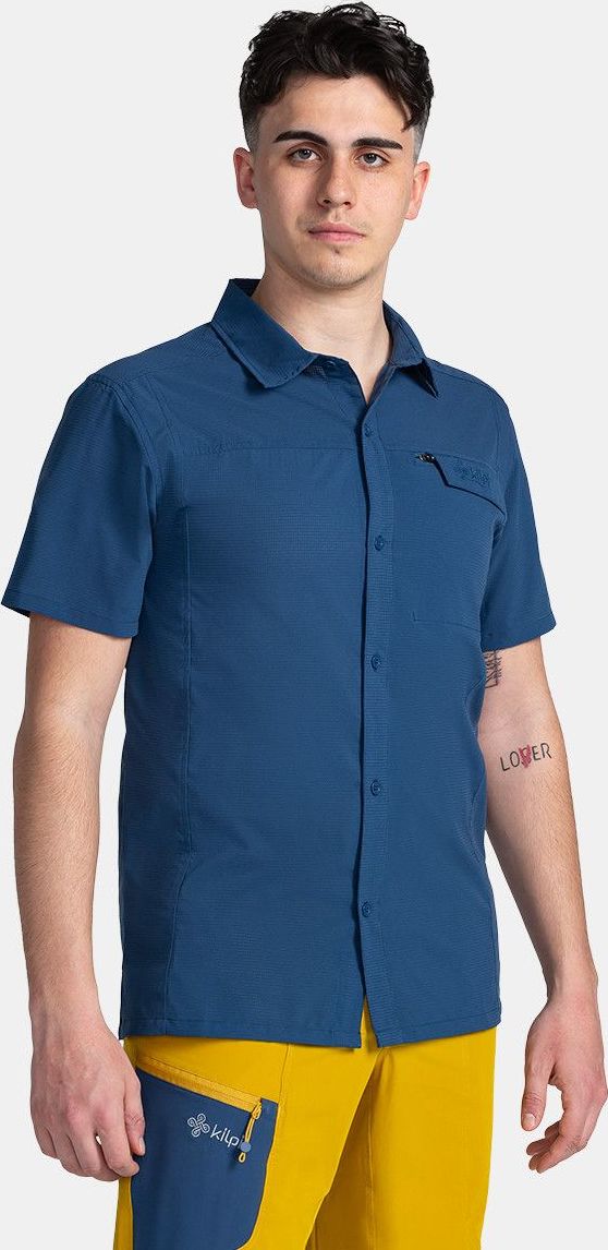 Pánská košile KILPI Bombay tmavě modrá Velikost: S