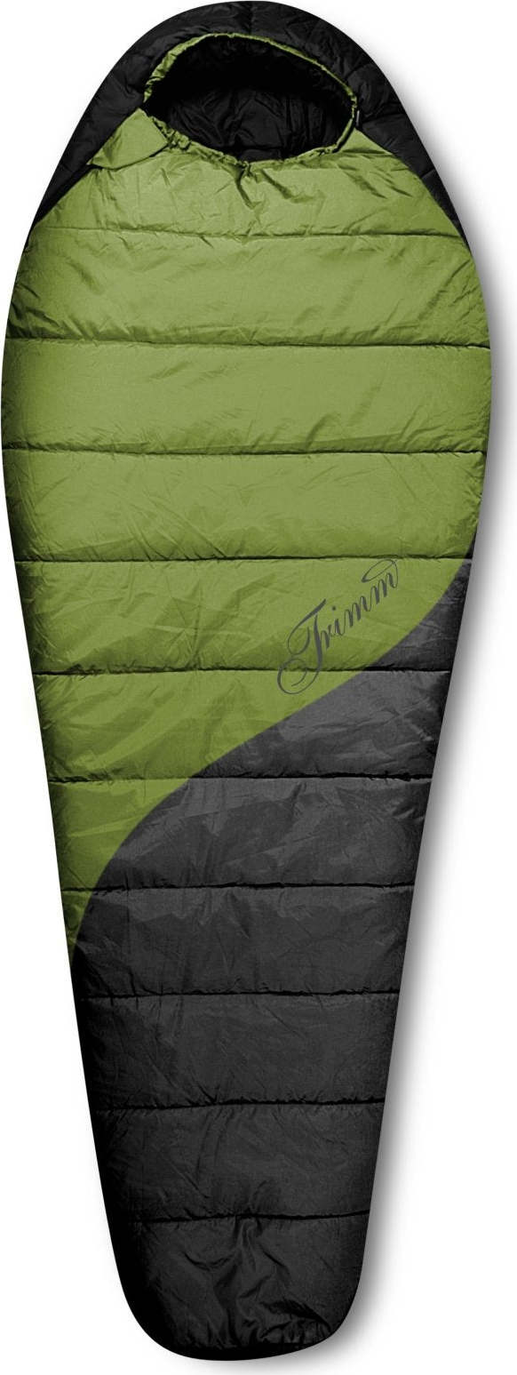 Spacák TRIMM Balance zelená/šedá Velikost: 195 cm, Barva: kiwi green/ dark grey, Orientace zipu: Pravý