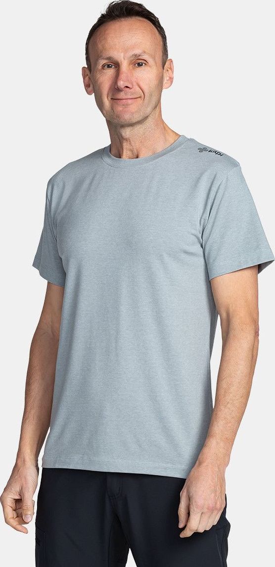 Pánské bavlněné triko KILPI Promo světle šedé Velikost: XS
