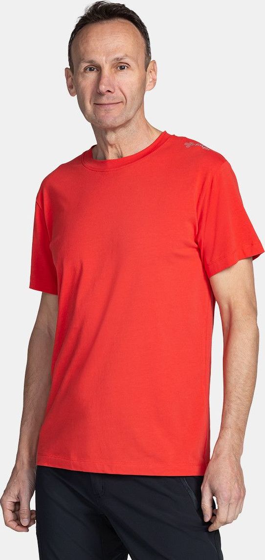 Pánské bavlněné triko KILPI Promo červené Velikost: L