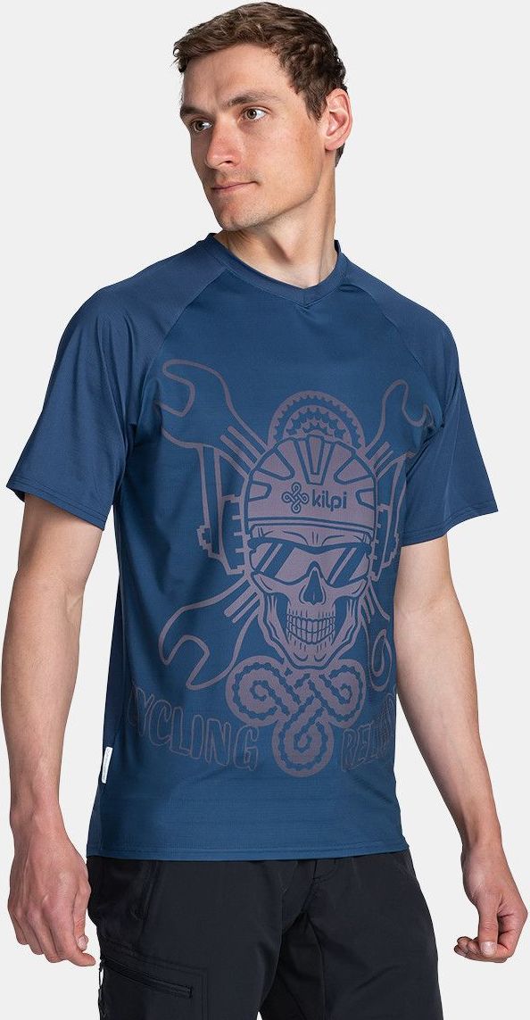Pánský cyklistický dres KILPI Remido tmavě modrý Velikost: XS