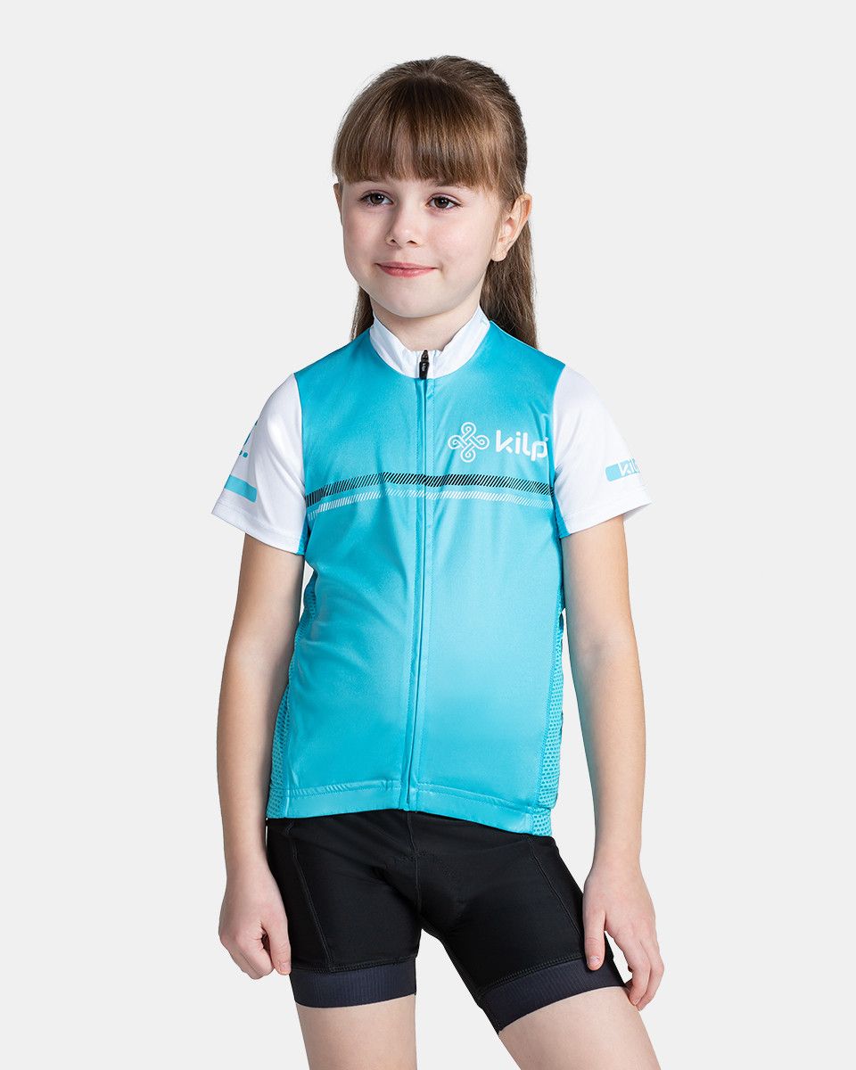 Dětský cyklistický dres KILPI Corridor modrý Velikost: 158