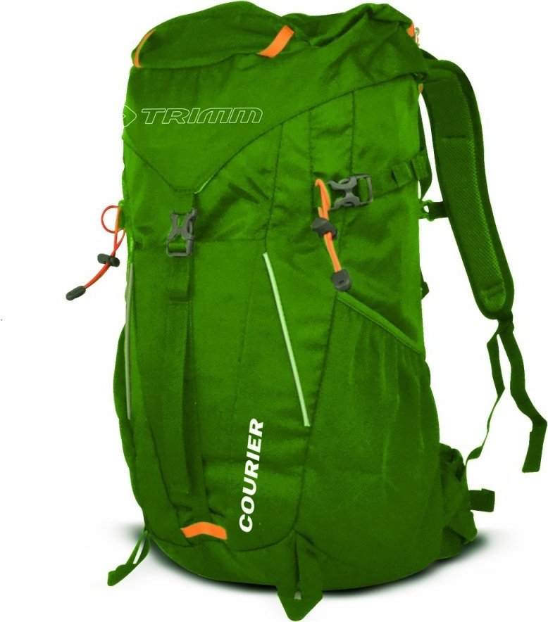 Batoh turistický TRIMM Courier 35l zelený Velikost: 35 l, Barva: Green/Orange