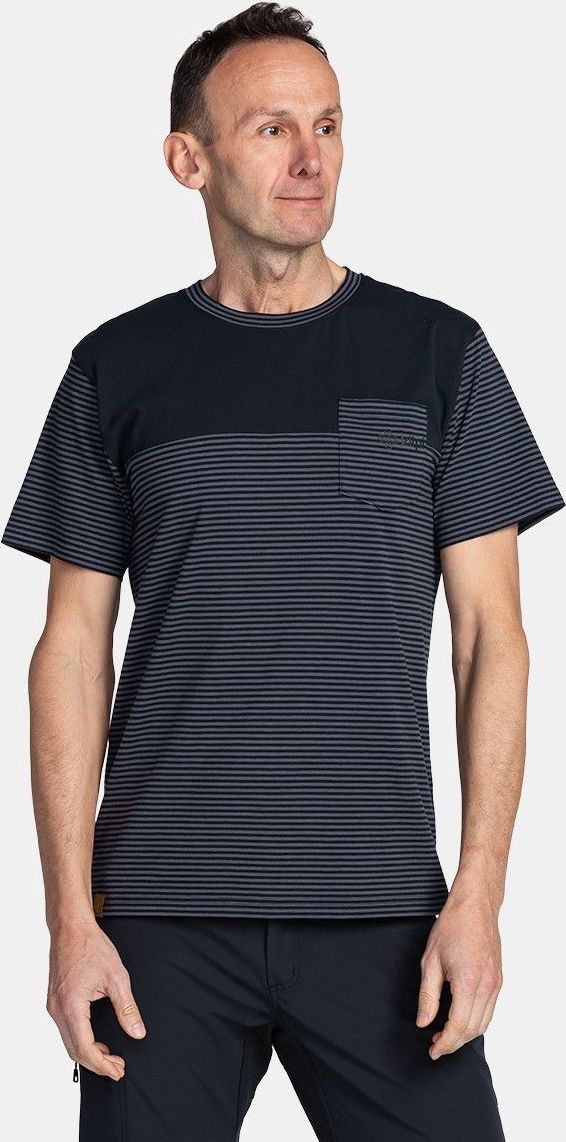 Pánské bavlněné triko KILPI Sorga černé Velikost: XS