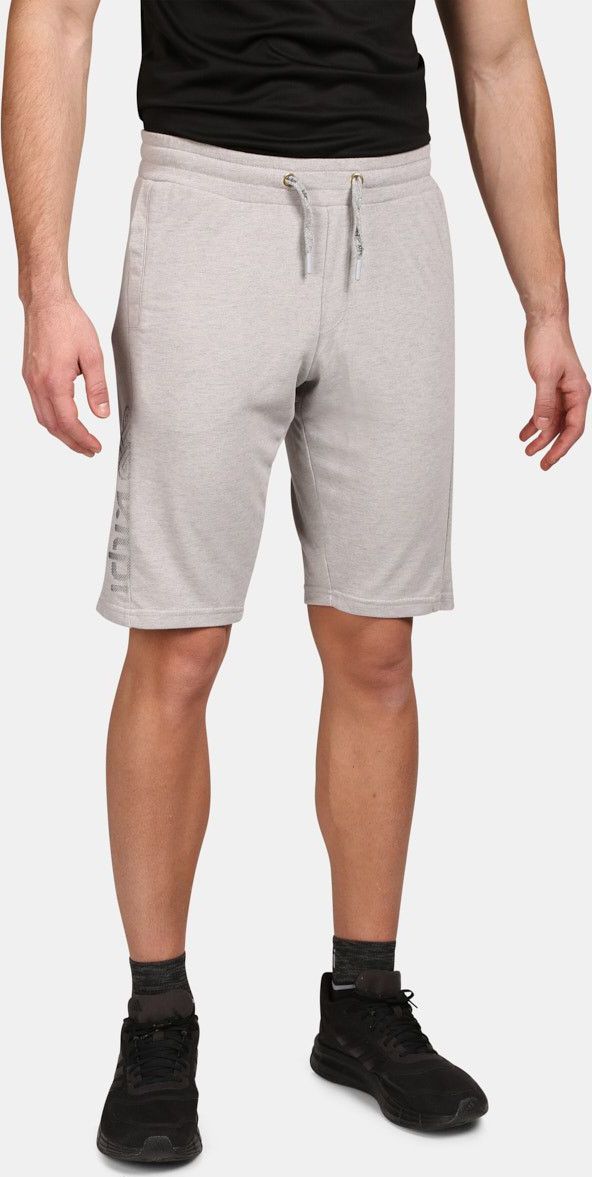 Pánské teplákové šortky KILPI Tuscon světle šedé Velikost: XL