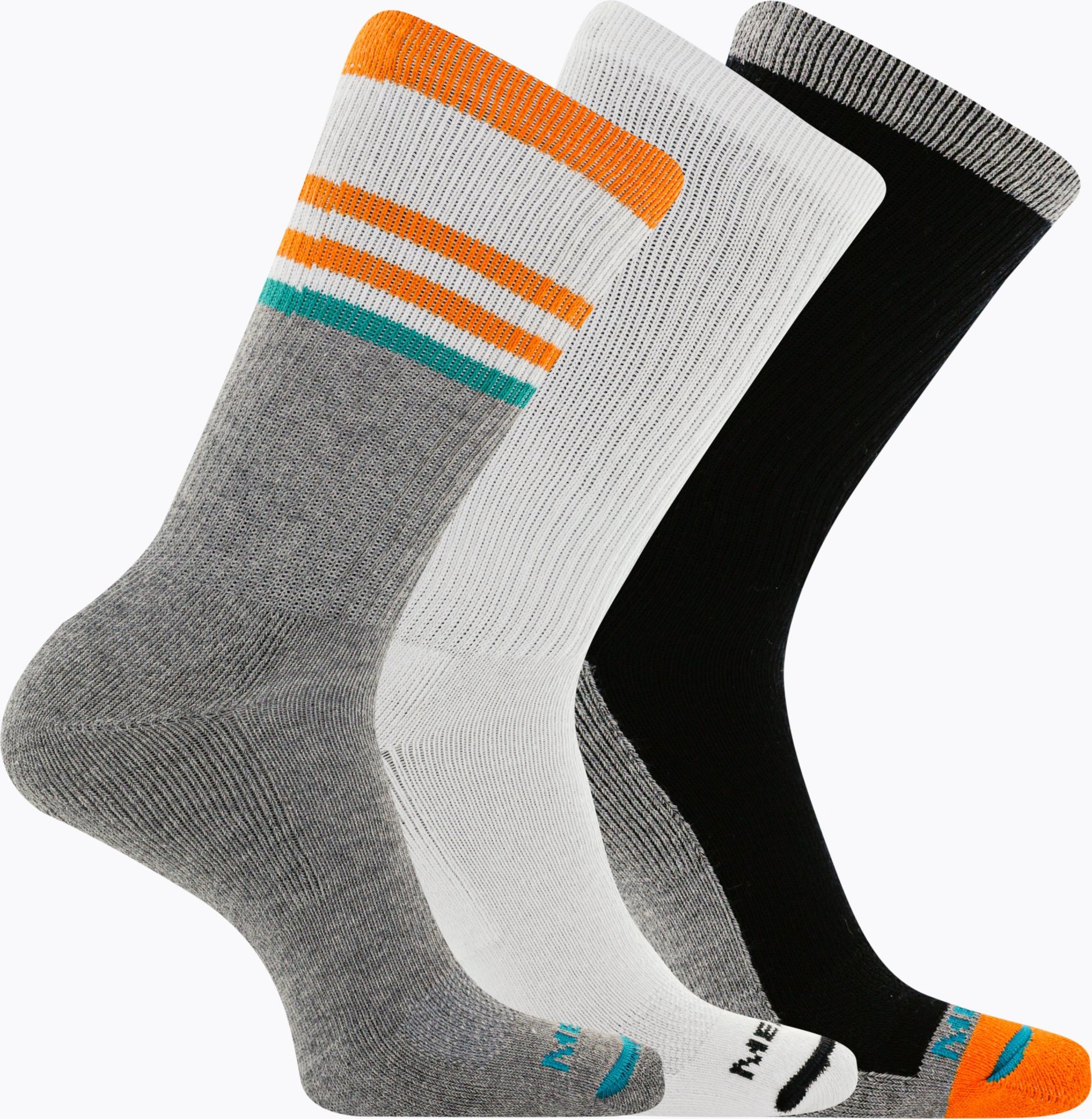 Ponožky Merrell Orast Cushioned Cotton Stripe Crew (3 pack) Velikost: M/L