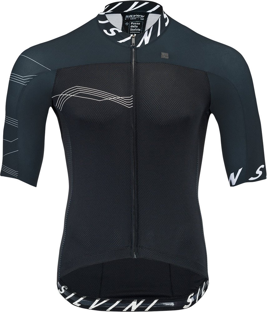 Pánský cyklo dres SILVINI Stelvio černá Velikost: S