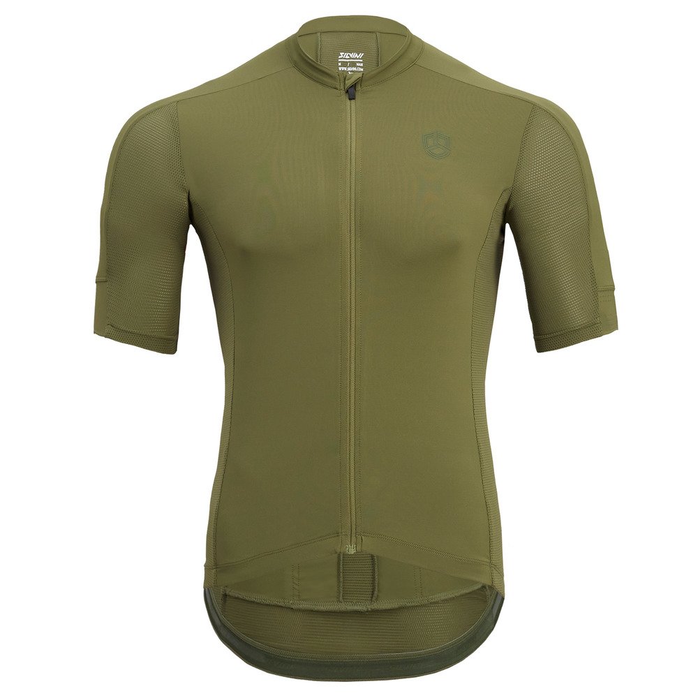 Pánský cyklo dres SILVINI Ceno zelená Velikost: 4XL
