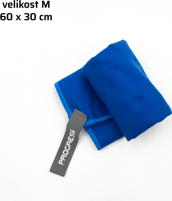 Rychleschnoucí ručník PROGRESS Towel-Lite 60 x 30 cm modrý Velikost: 60x30