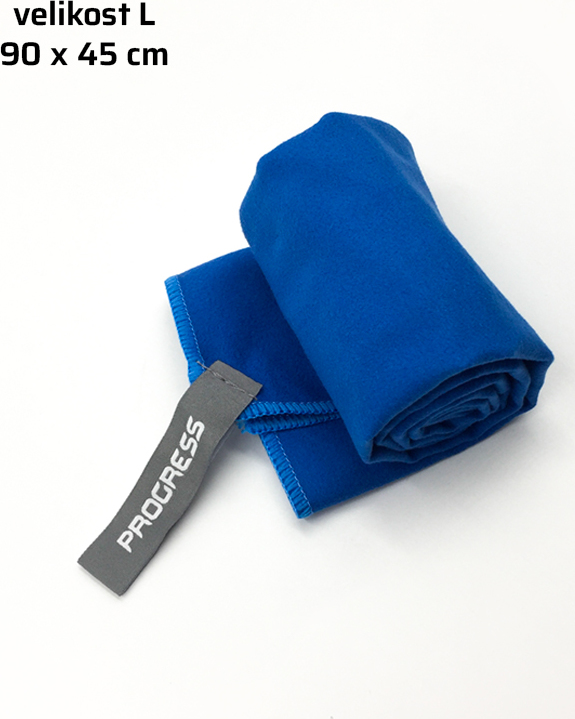 Rychleschnoucí ručník PROGRESS Towel-Lite 90 x 45 cm modrý Velikost: 90x45