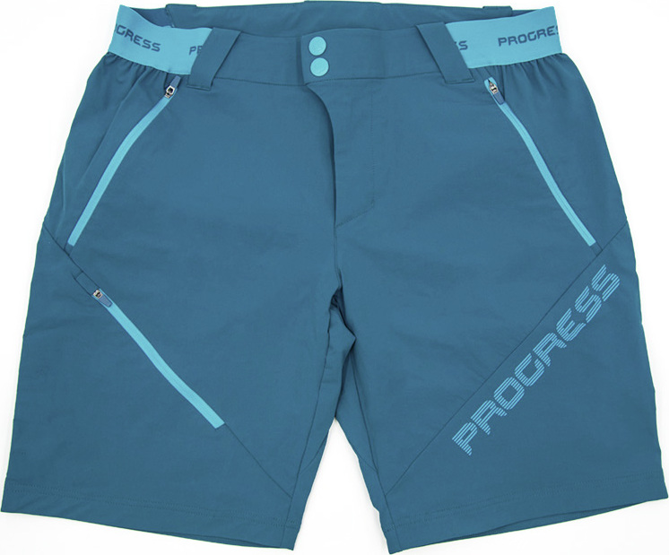 Pánské outdoorové kraťasy PROGRESS Genius Shorts modré Velikost: S