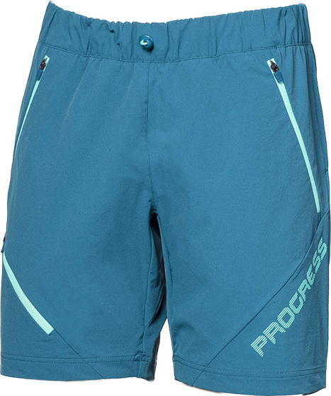 Dámské outdoorové kraťasy PROGRESS Genia Shorts modré Velikost: XL