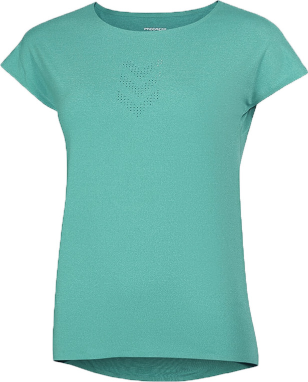 Dámské sportovní triko PROGRESS Technica zelené Velikost: M