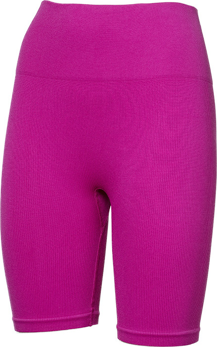 Dámské bezešvé legíny PROGRESS Nova Shorts růžové Velikost: S-M