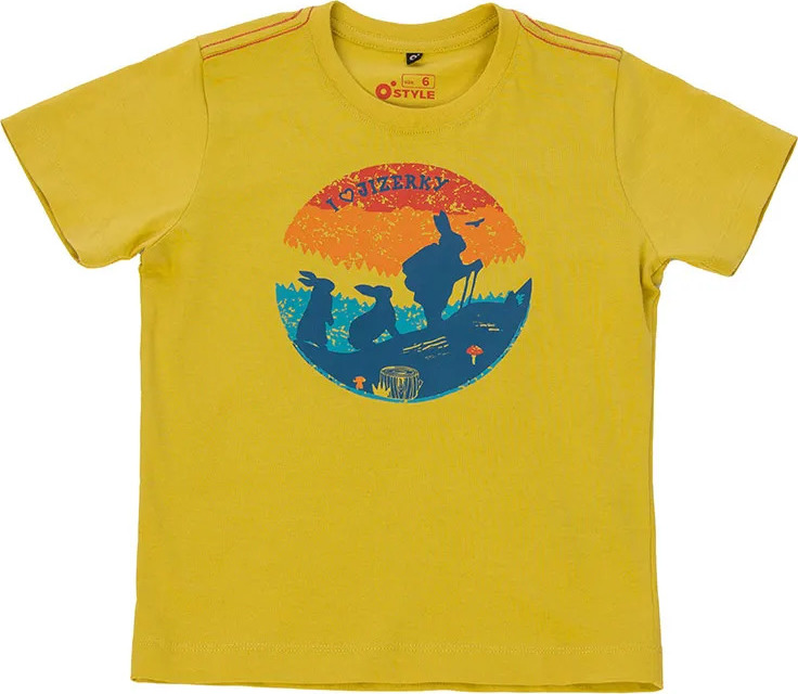 Dětské bavlněné triko O'STYLE Bunny žluté Velikost: 4 roky