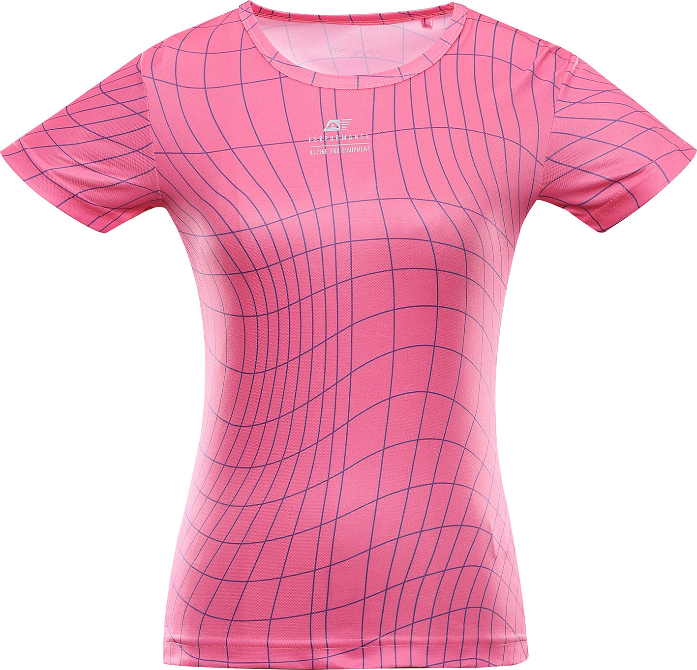 Dámské funkční triko ALPINE PRO Basika růžové Velikost: 54