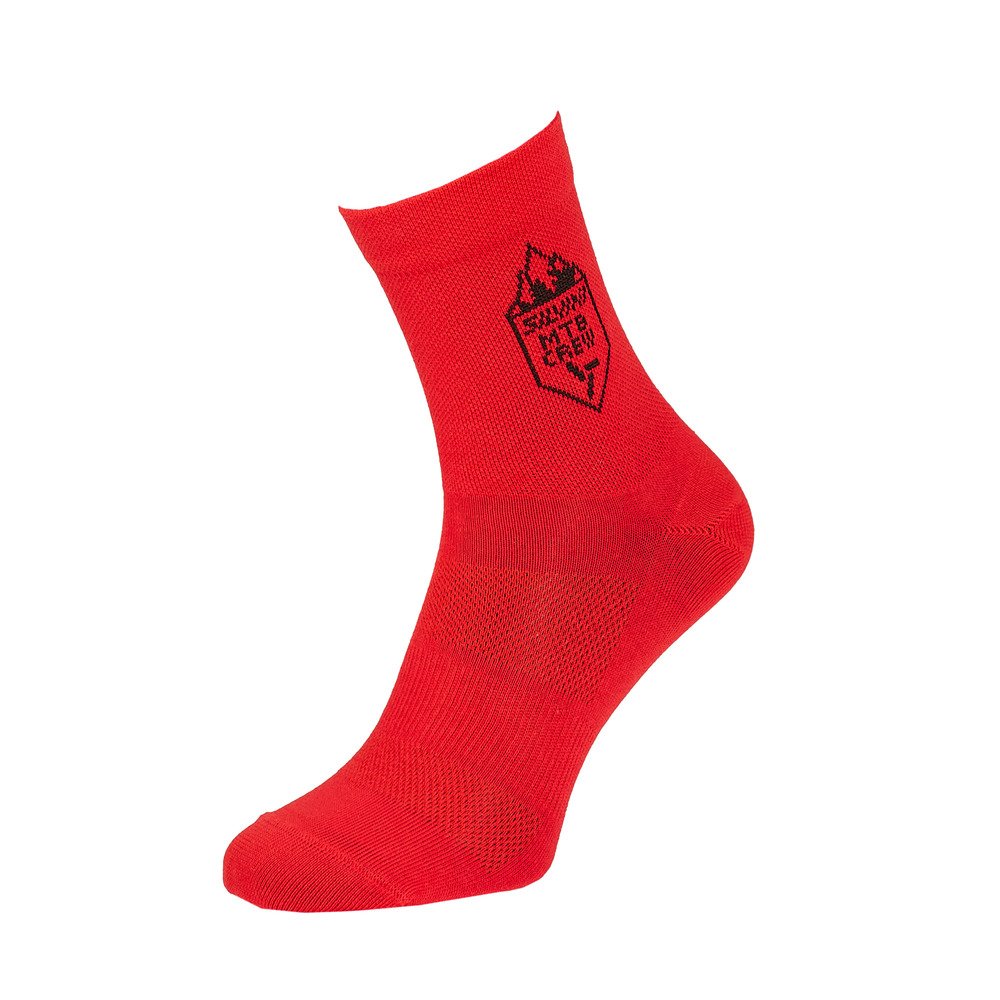 Cyklo ponožky SILVINI Bevera červená Velikost: 36-38