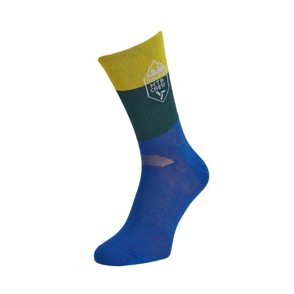 Cyklo ponožky SILVINI Ferugi žlutomodrá Velikost: 42-44