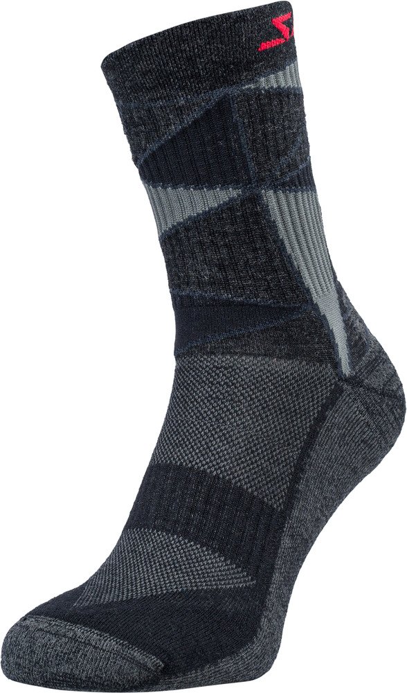 Zateplené ponožky SILVINI Vallonga černá Velikost: 36-38