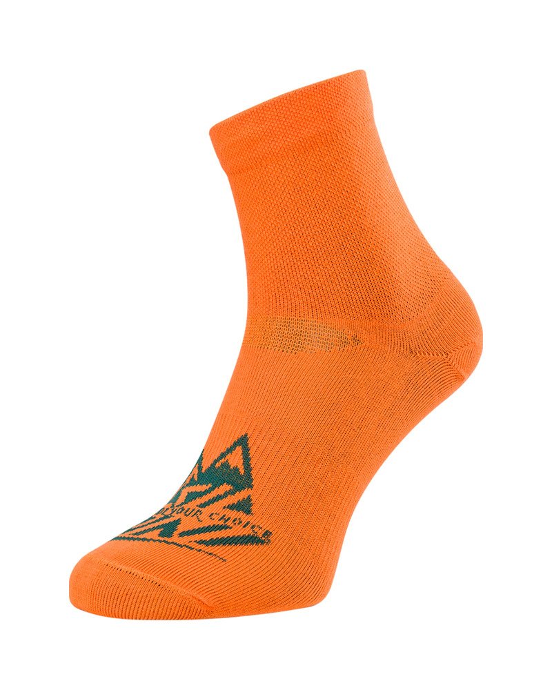 Enduro ponožky SILVINI Orino oranžová Velikost: 45-47