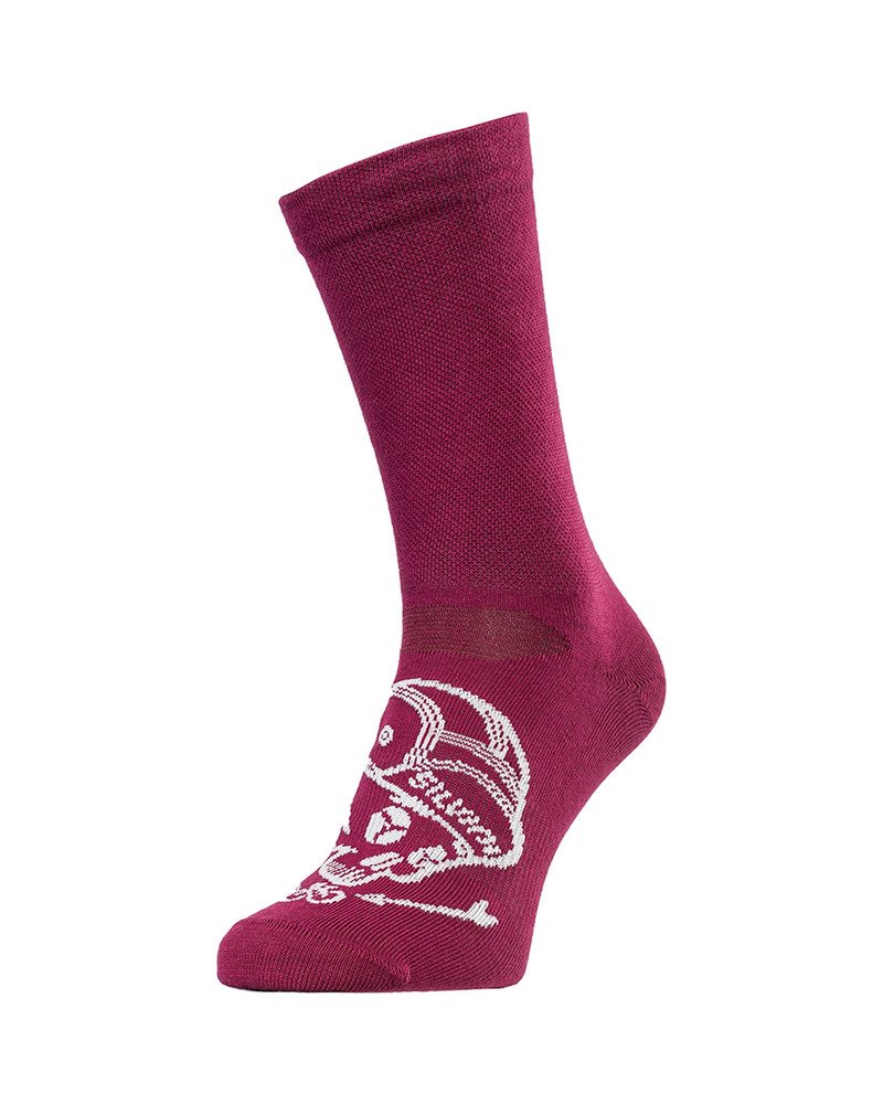 Bikové ponožky SILVINI Avella červená Velikost: 39-41