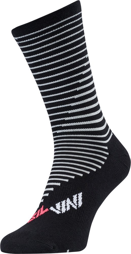 Cyklo ponožky SILVINI Ferugi černobílá Velikost: 39-41