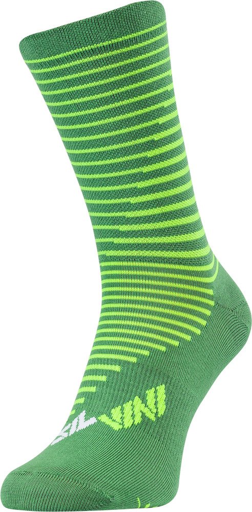 Cyklo ponožky SILVINI Ferugi zelená Velikost: 39-41