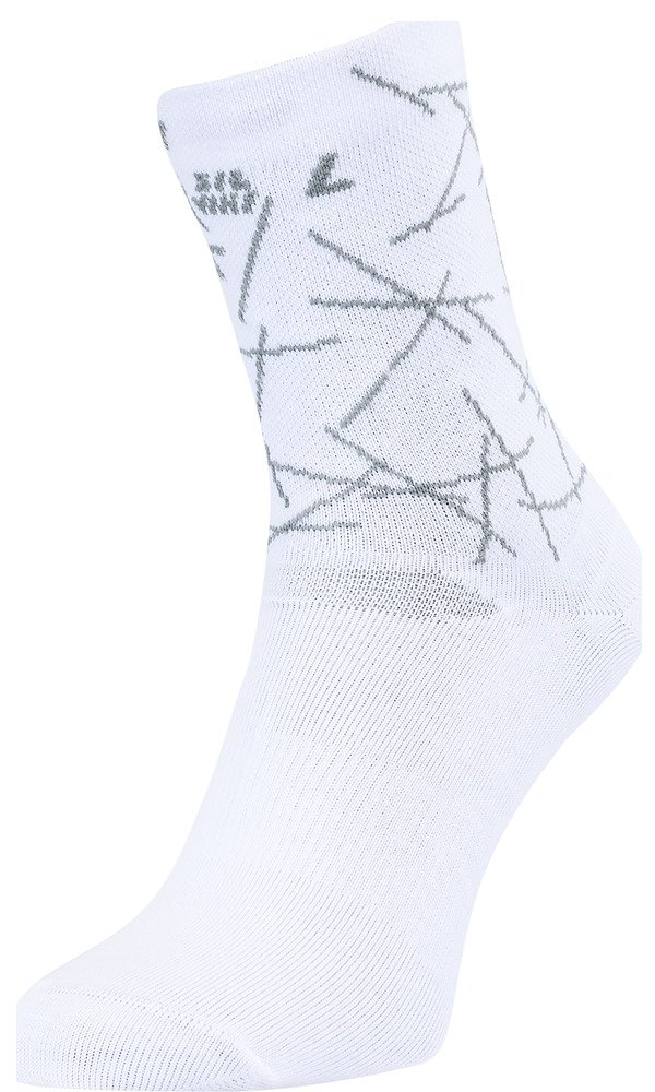 Cyklo ponožky SILVINI Aspra bílá Velikost: 39-41