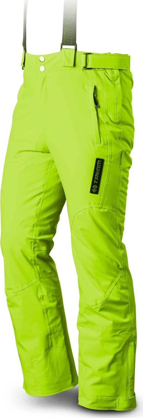 Pánské lyžařské kalhoty TRIMM Rider zelené Velikost: S, Barva: signal green