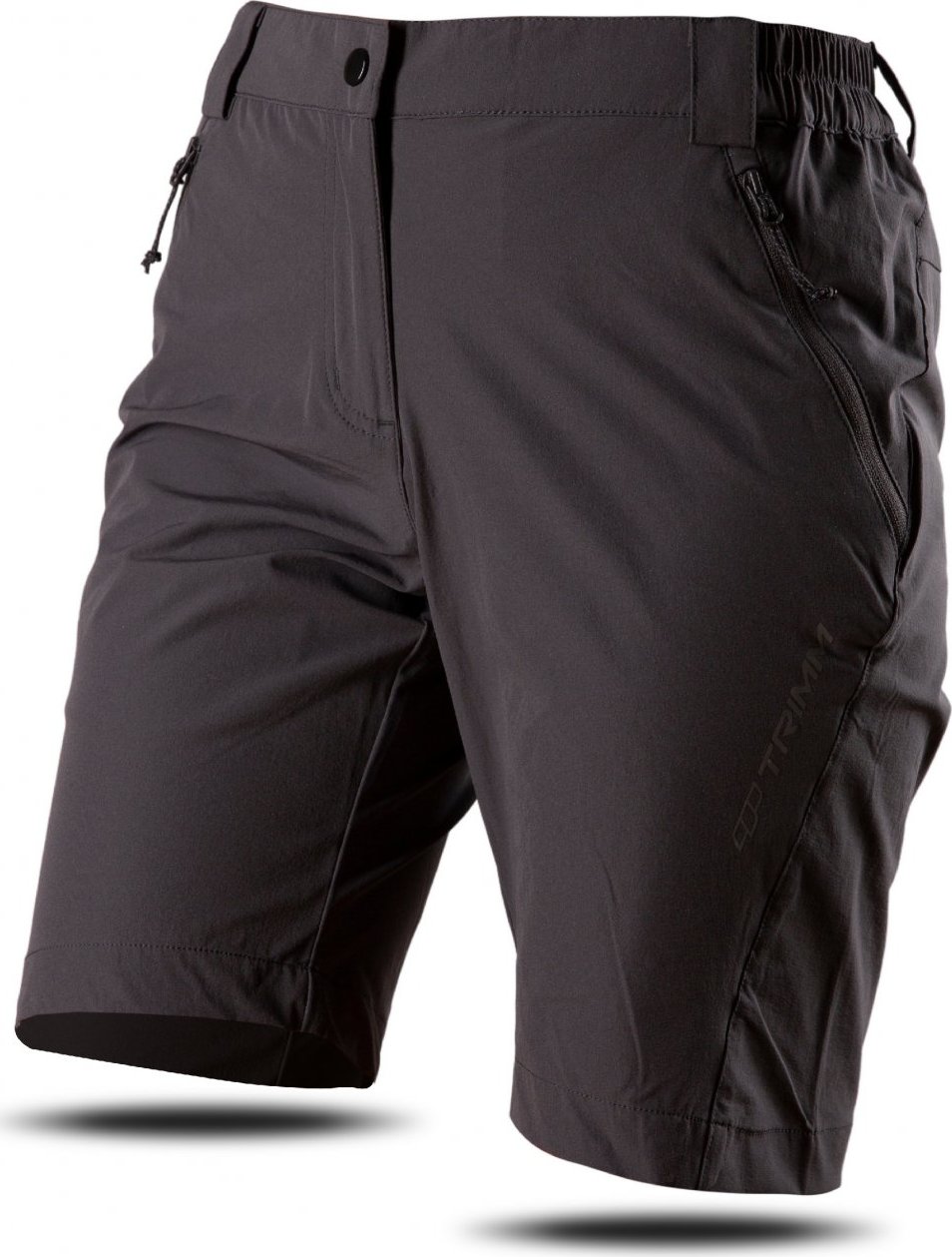 Dámské šortky TRIMM Tracka tmavě šedé Barva: dark grey, Velikost: M