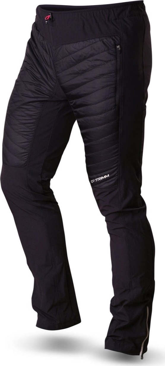 Pánské technické kalhoty TRIMM Zen Pants černé Barva: grafit black/ black, Velikost: S