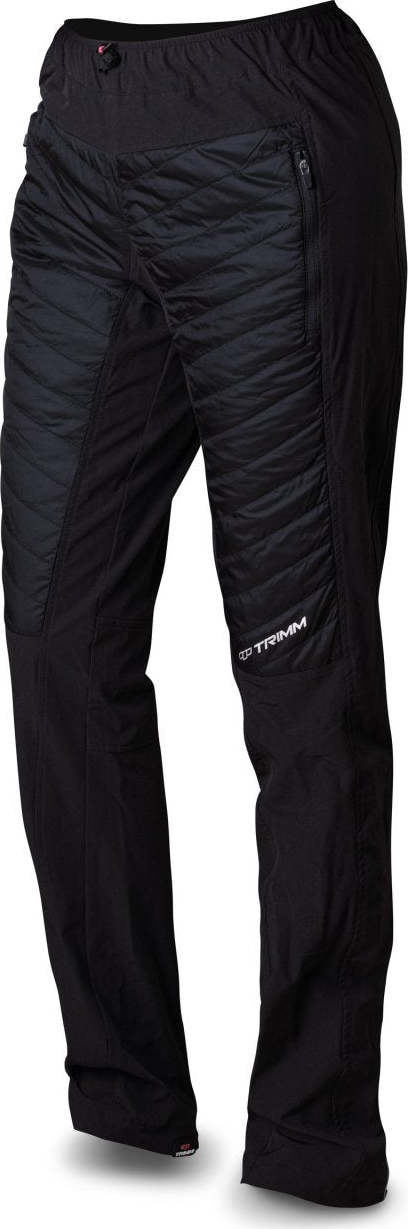 Dámské hybridní kalhoty TRIMM Zena Pants černé Velikost: XS, Barva: grafit black/ black