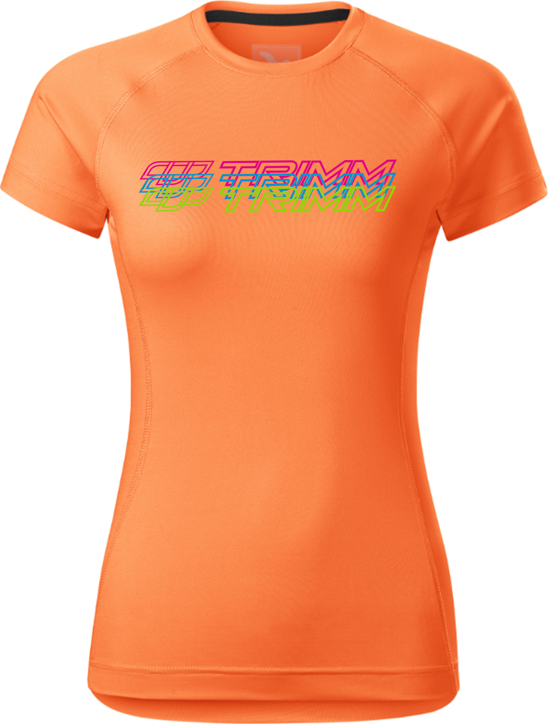 Dámské tričko TRIMM Destiny Lady oranžové Velikost: XXL, Barva: neon orange