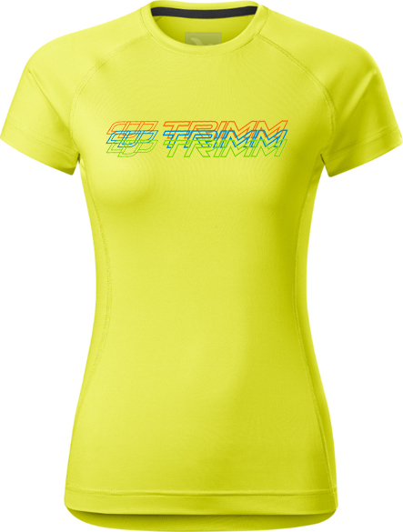 Dámské tričko TRIMM Destiny Lady žluté Velikost: XXL, Barva: Lemon