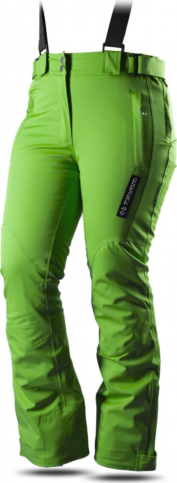Dámské lyžařské kalhoty TRIMM Rider Lady zelené Barva: signal green, Velikost: XS