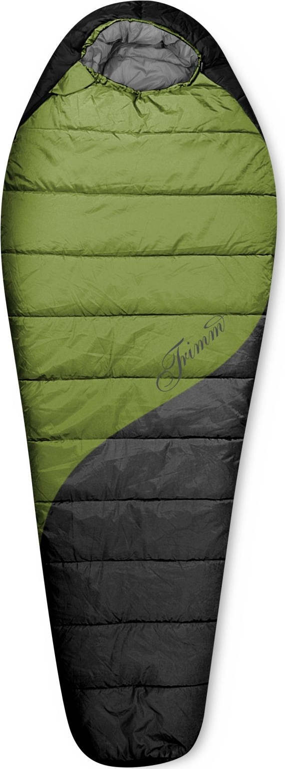 Spacák TRIMM Balance Jr zelený Barva: kiwi green/ dark grey, Velikost: 150 cm, Orientace zipu: Pravý