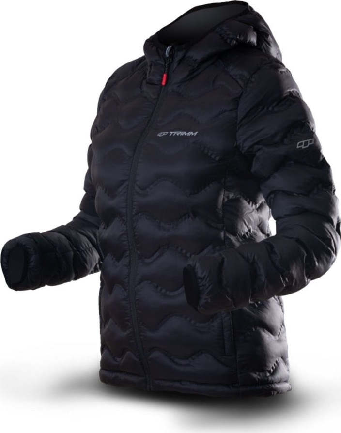Dámská zimní bunda TRIMM Trock Lady černá Velikost: L, Barva: black/ light grey