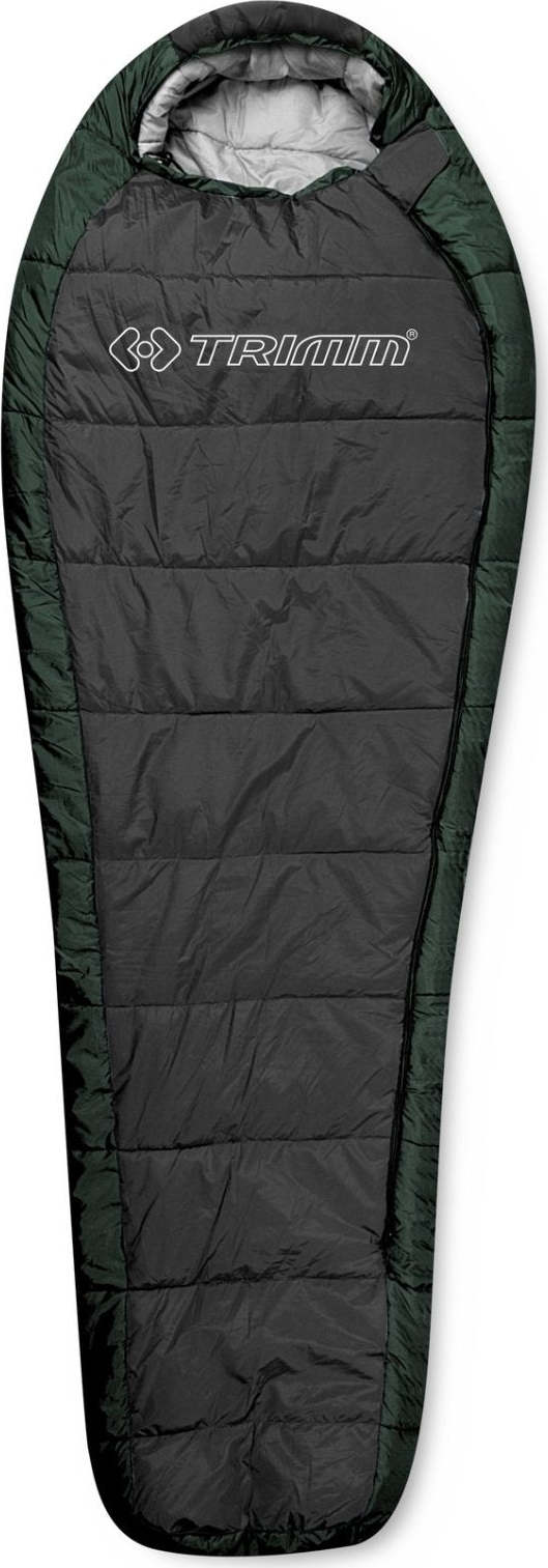 Spacák TRIMM Highlander šedý Barva: dark grey/olive, Velikost: 185 cm, Orientace zipu: Pravý