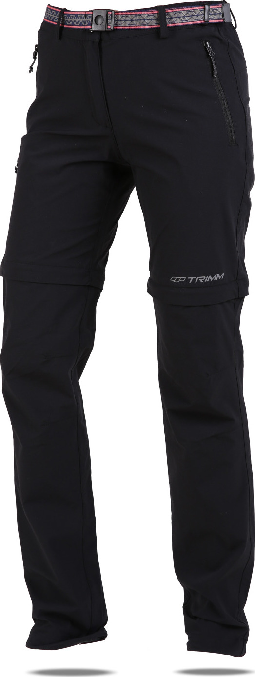 Dámské outdoorové kalhoty TRIMM Timera 2v1 černé Velikost: XS, Barva: grafit black