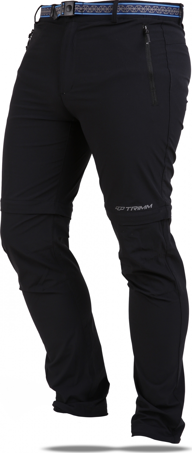 Pánské outdoorové kalhoty TRIMM Timero 2v1 černé Velikost: XXL, Barva: grafit black