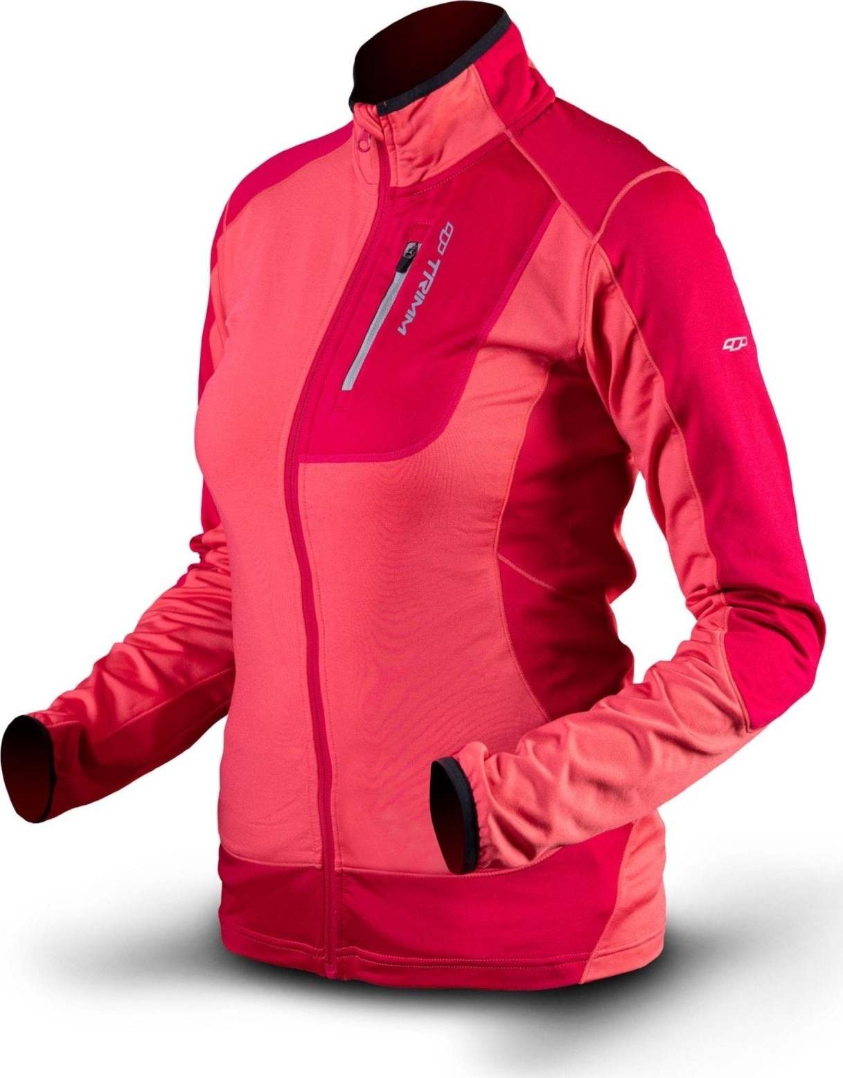 Dámská mikina TRIMM Tera růžová Barva: pinky/dark pinky, Velikost: XL
