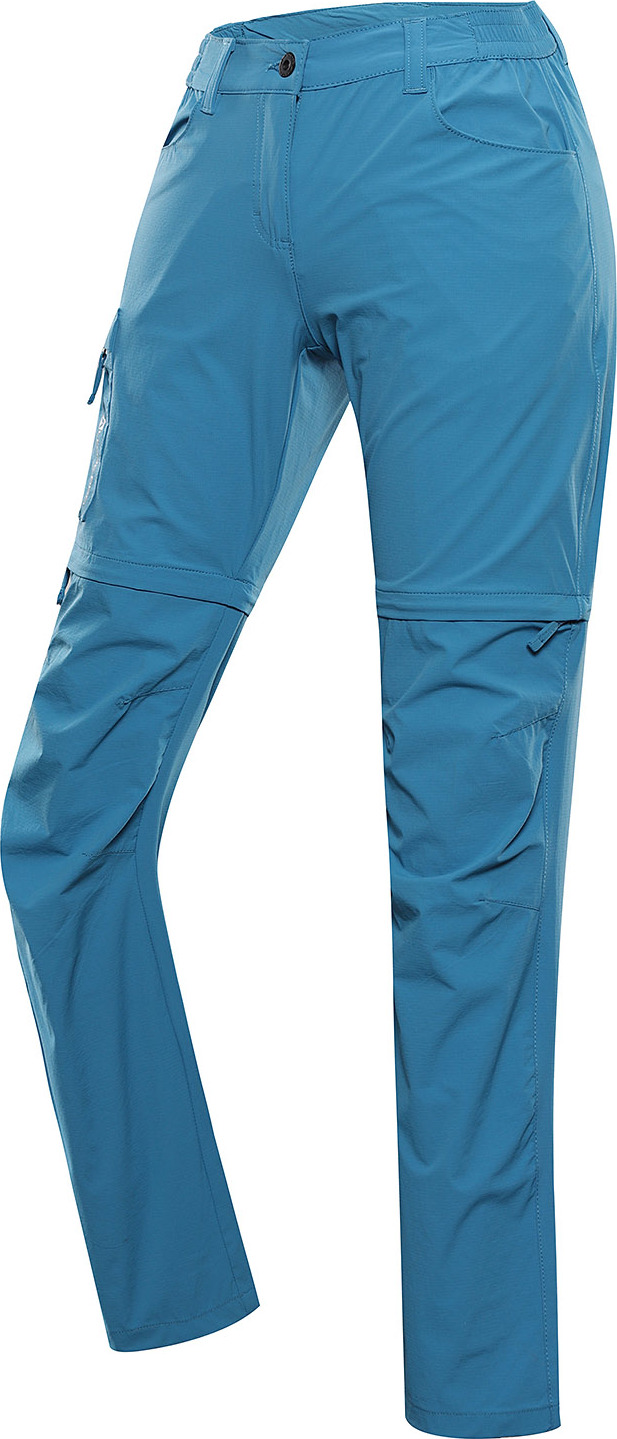 Dámské outdoorové kalhoty 2v1 ALPINE PRO Nesca modré Velikost: 38