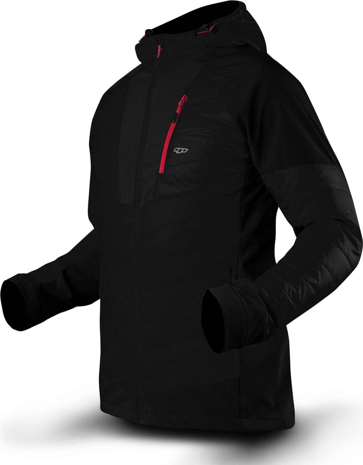 Pánská hybridní bunda TRIMM Marol černá Barva: grafit black, Velikost: 3XL