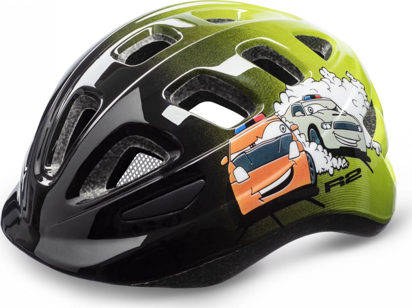 Dětská cyklistická helma R2 Bunny zelená Velikost: XS