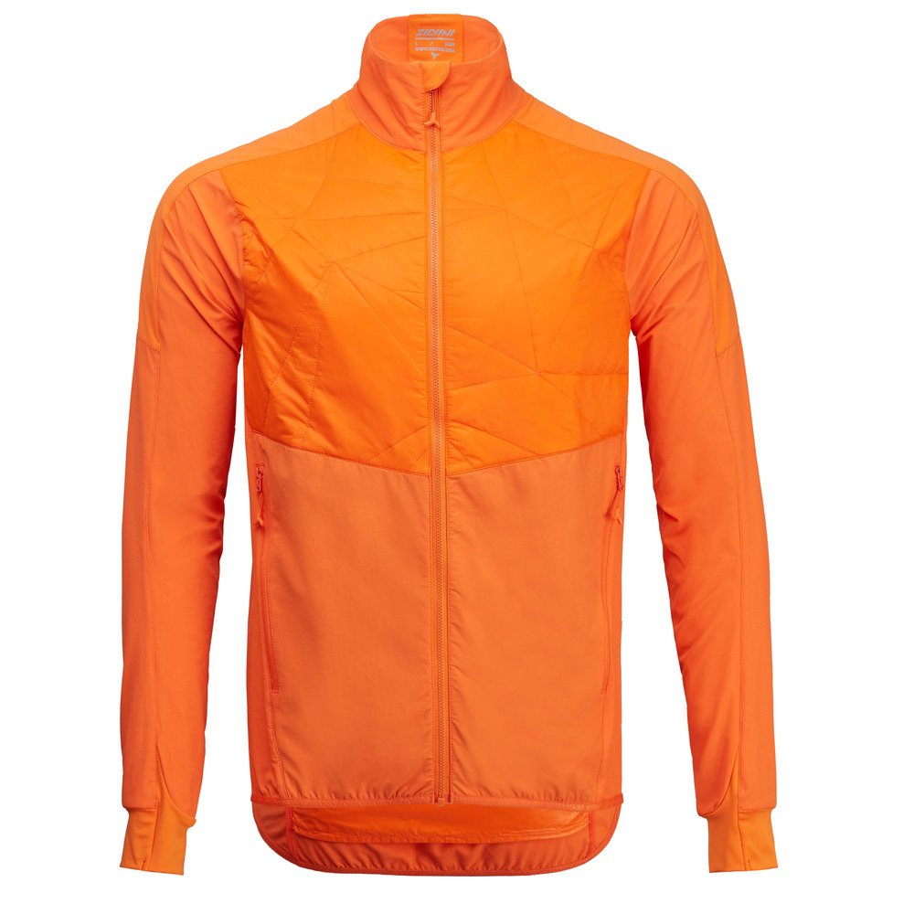 Pánská větruodolná bunda SILVINI Corteno oranžová Velikost: M