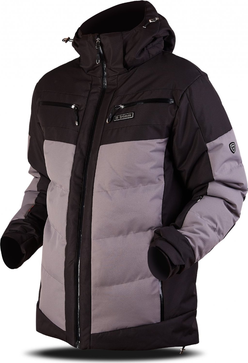 Pánská lyžařská bunda TRIMM Vario šedá/černá Velikost: L, Barva: grey/ black