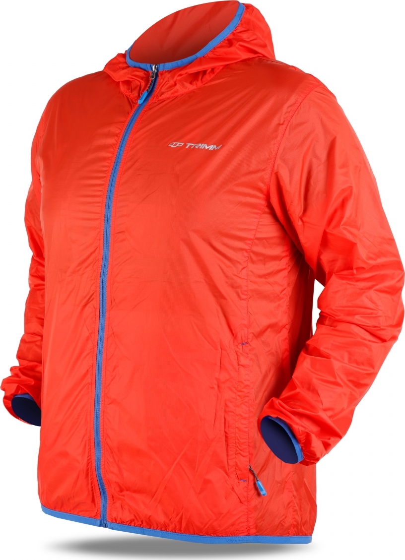 Pánská ultralehká bunda TRIMM Techno oranžová Barva: orange/ jeans blue, Velikost: 3XL