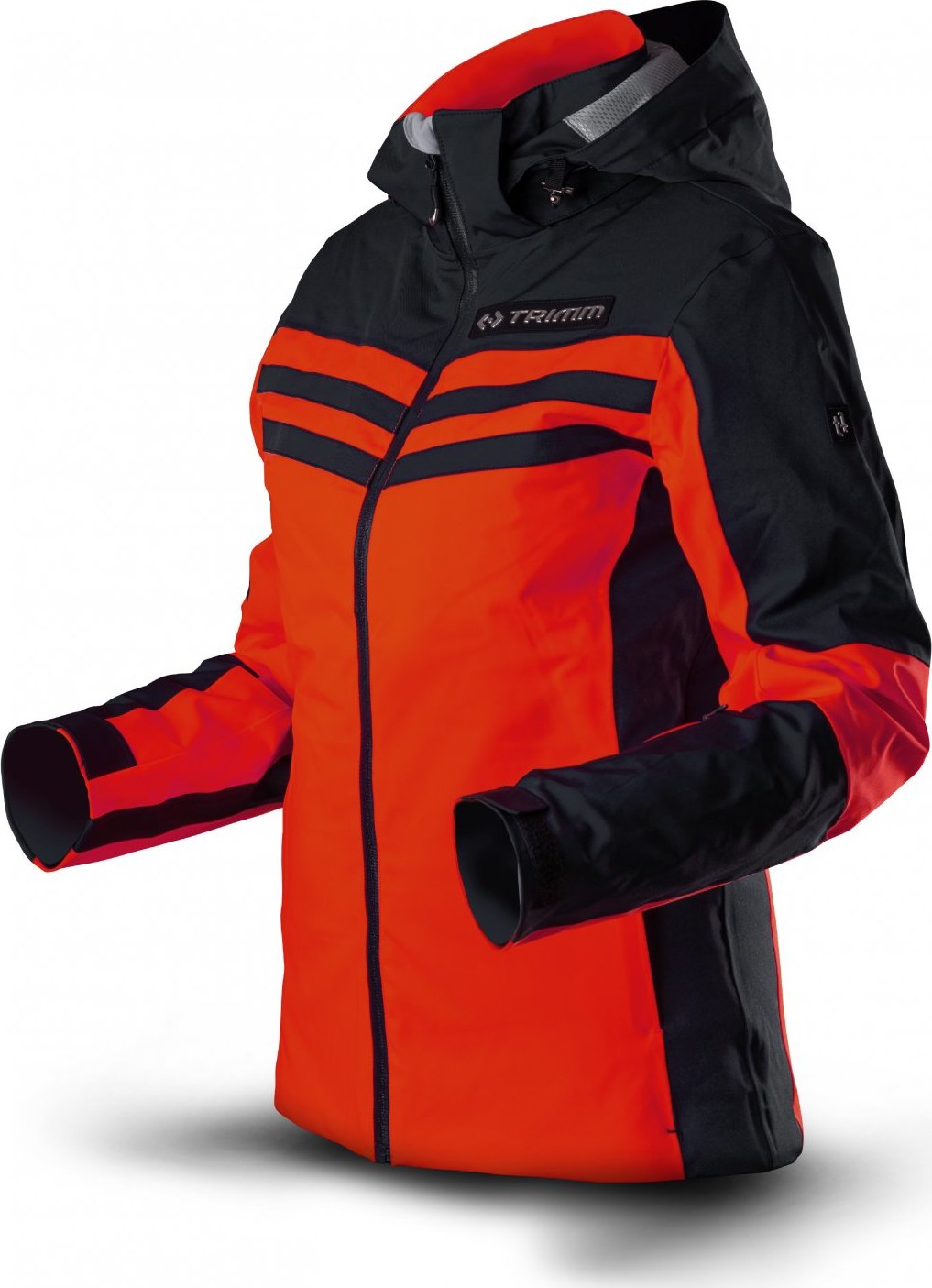 Dámská lyžaská bunda TRIMM Ilusion červená Velikost: XL, Barva: red/ black