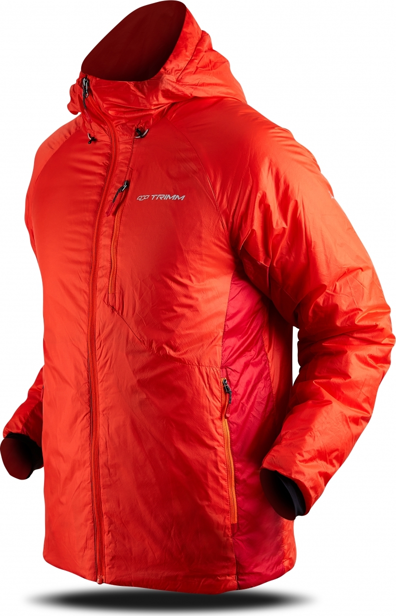 Pánská outdoorová bunda TRIMM Paco oranžová Velikost: XL, Barva: orange/red
