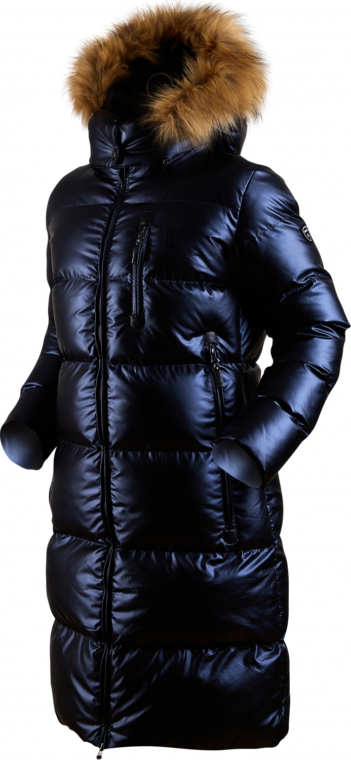 Dámský zimní kabát TRIMM Lustic Lux tmavě modrý Velikost: M, Barva: dark navy